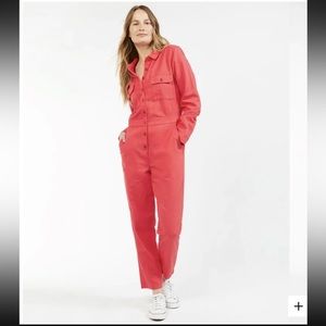 Outerknown Long Sleeve S.E.A. Suit Coveralls Boilersuit Red XS New with tags
